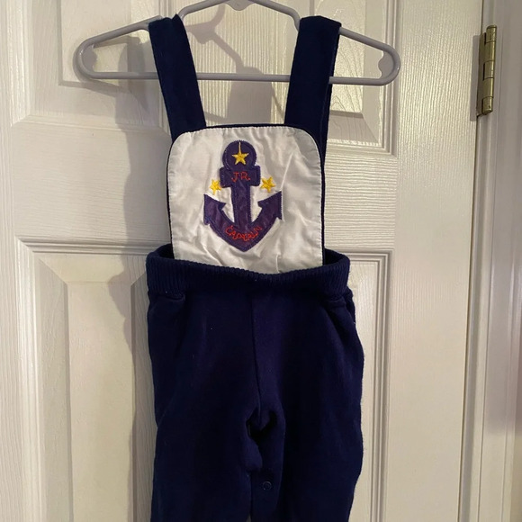 Vintage Knit Overalls - Picture 1 of 6